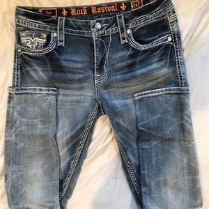 Womens Rock Revival Kyla Mid Rise Skinny Ankle Jean